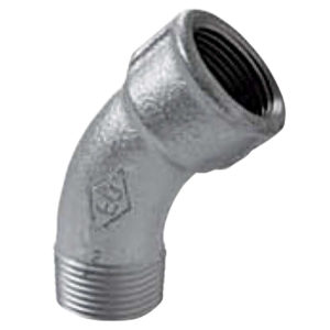 Elbow fitting 45 galvanized female male