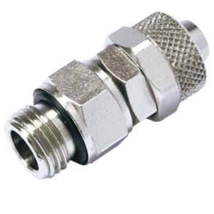 Straight male conical conical swivel tube clamp fitting