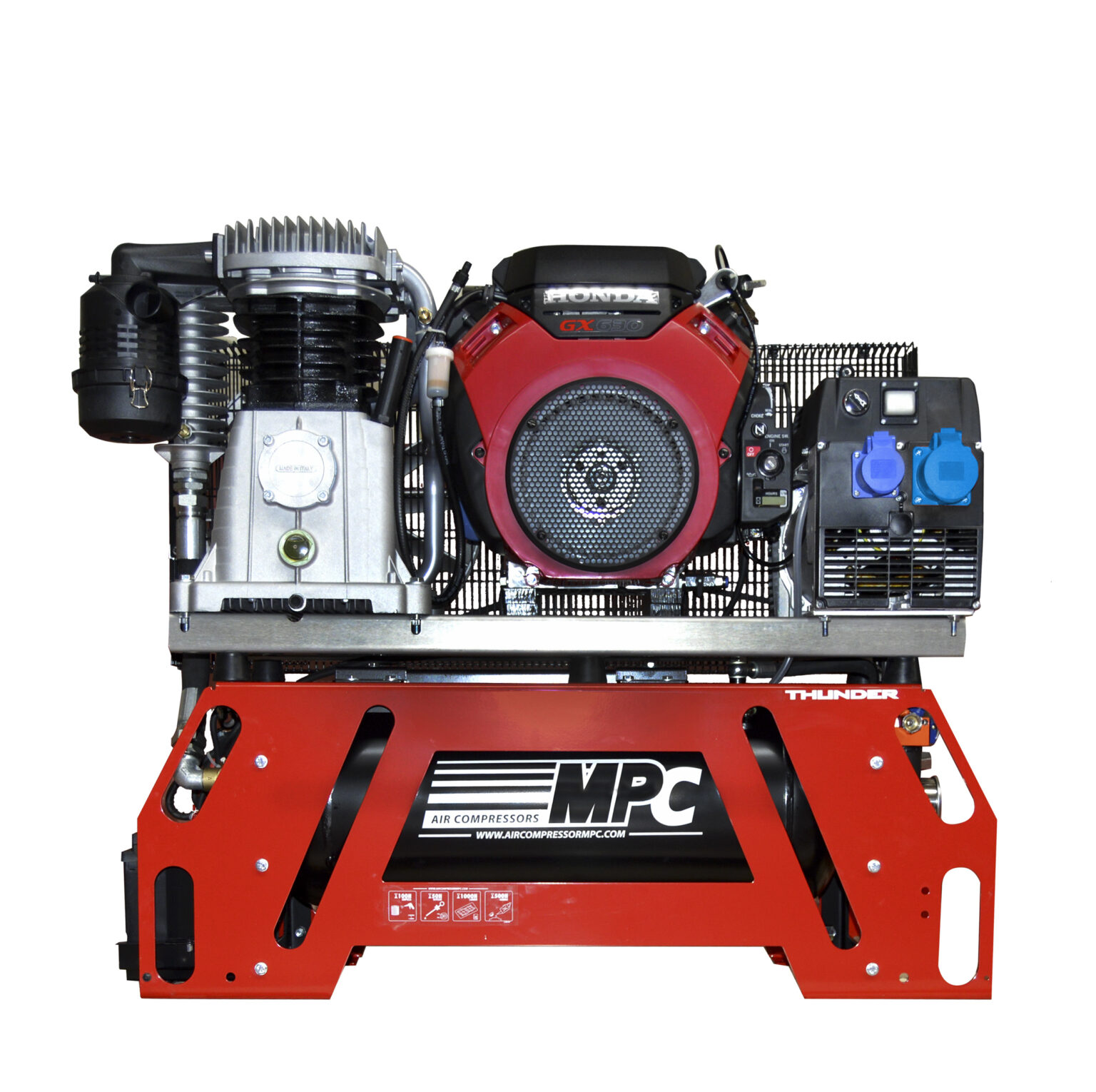 MOTOCOMPRESOR THUNDER 200 II (50 L) - aircompressormpc