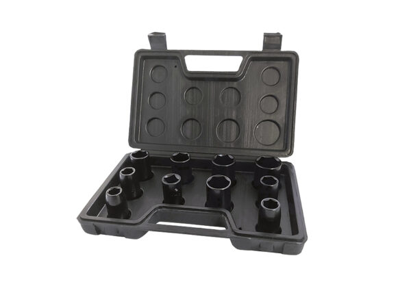 Case set of sockets for mpc impact wrench.